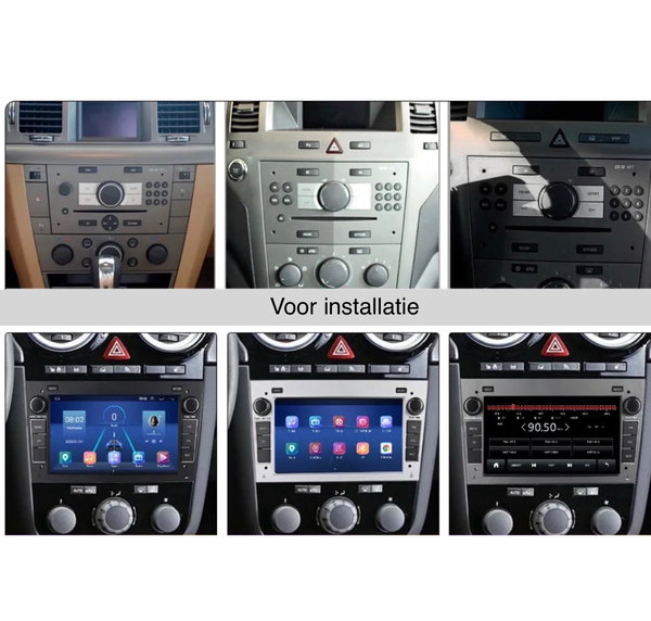 Autoradio voor Opel Corsa/Astra/Vectra/Zafira/Combo Android 11 CarPlay/Auto/WiFi/GPS/RDS/NAV/DAB+