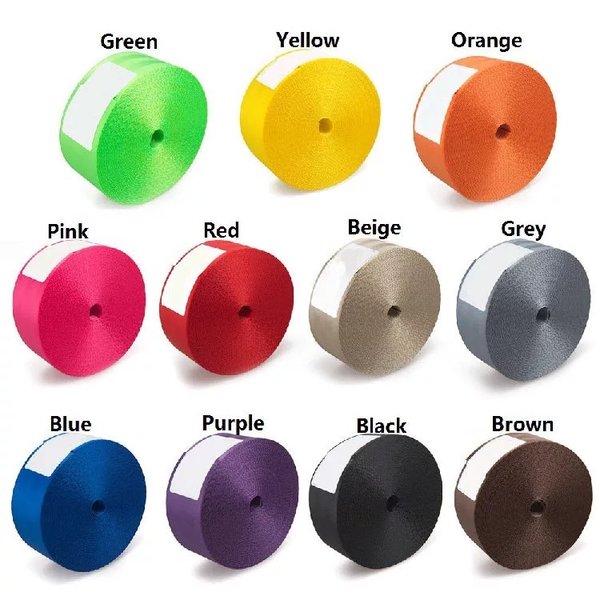 Kleurrijke gemodificeerde veiligheidsgordels in 16 kleuren 