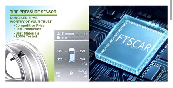 Universele TPMS Sensoren 433Mhz voor Telsa Model S, Model 3, Model X