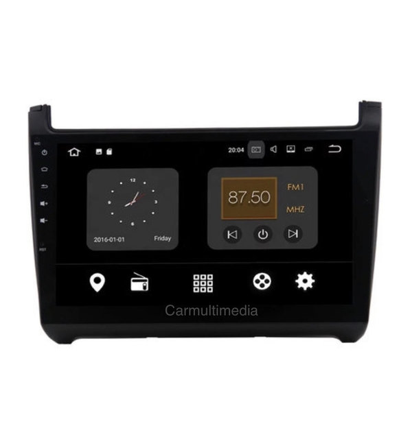 Autoradio 9 inch Android 11 voor VW Polo vanaf 2014 CarPlay/Android Auto/Wifi/GPS/RDS/DSP/4G