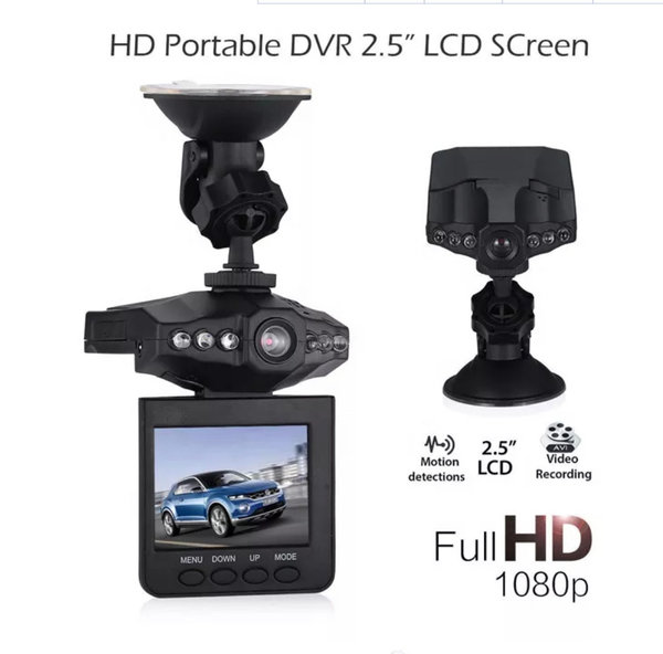 H198 mini Dashcam 2.4 LCD Park Modus/G-Sensor/Loop recording/Motion detection/Night Vision