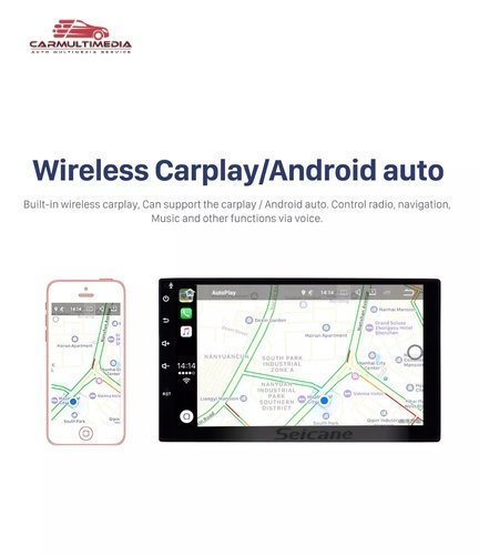 Autoradio 9 inch 4G+32G Android 12 Wireless Carplay/Auto WiFi/RDS/DSP/4G voor Fiat 500 2007-2015