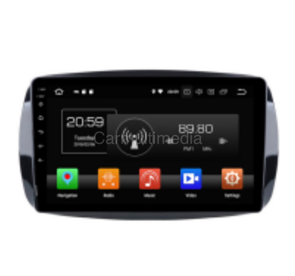 Autoradio 9 inch voor Smart Fortwo C453 A453 W453 2016-2018 4G+64G CarPlay/Auto/WiFi/RDS/DSP/4G