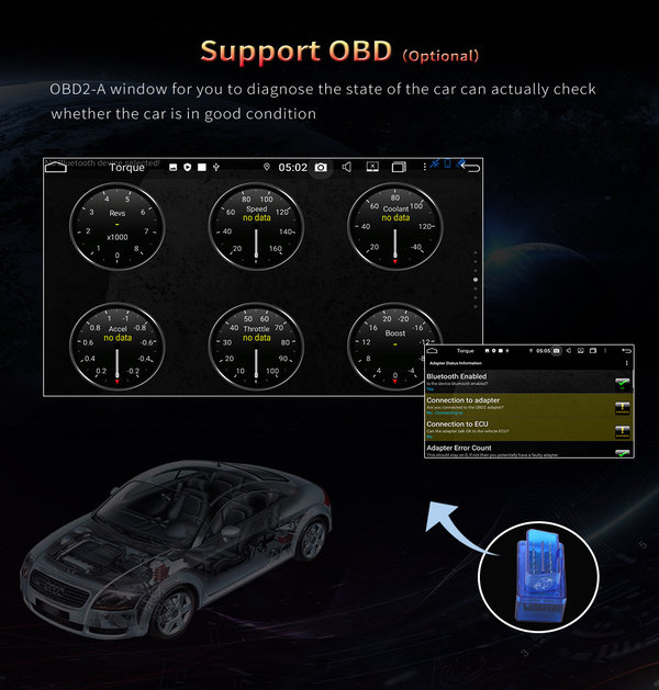 Android 11 Autoradio 7 inch 4G+64G voor Porsche Cayenne 2003-2010 CarPlay/Auto/RDS/DSP/4G