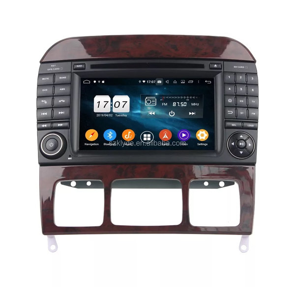 Android 11 7 inch 4G+64G voor Android 11 autoradio 7 inch voor MB S-Class W220 CarPlay/Auto/DSP/4G