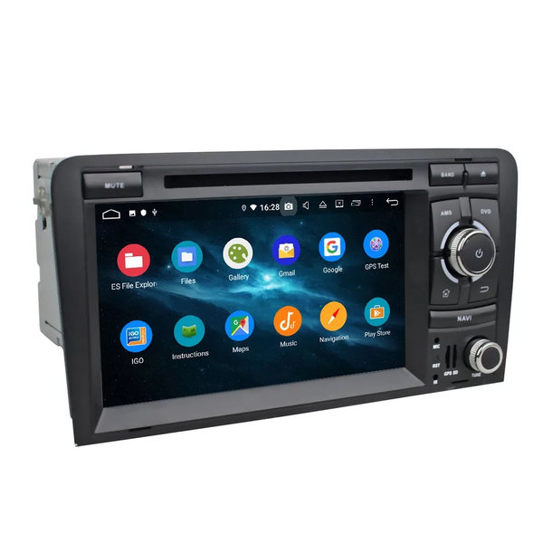 Android 11 autoradio 7 inch 4G+64G CarPlay/Auto/RDS/DSP/4G voor Audi A3 2006-2013