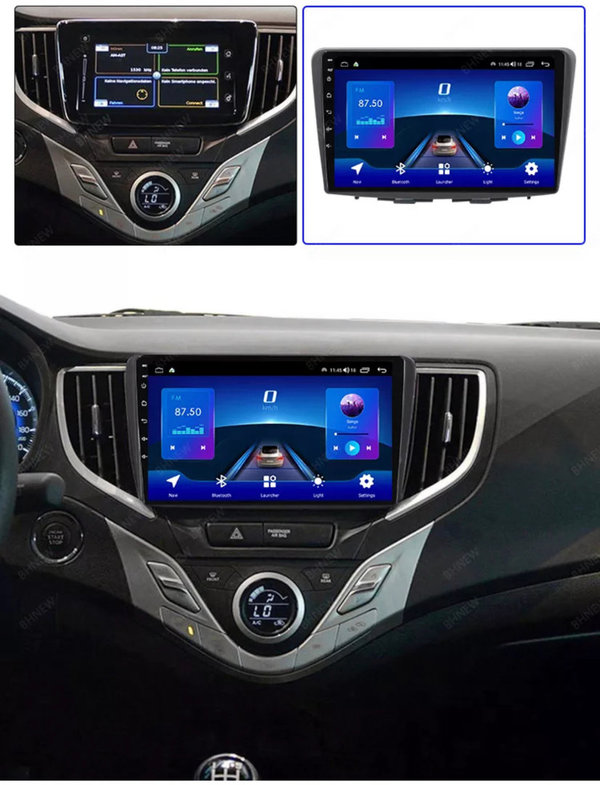 Autoradio voor Suzuki Baleno 2015-2018 Android 12 Draadloos Carplay/Auto WiFi/GPS/NAV