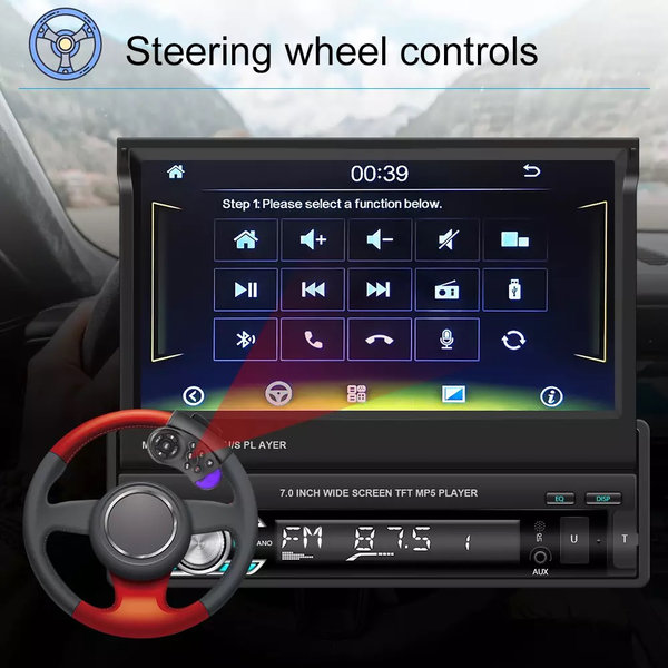 Autoradio voor Peugeot 207 2006-2015 Android 12 Draadloos CarPlay/Auto WiFi/GPS/RDS/DSP/NAV/5G
