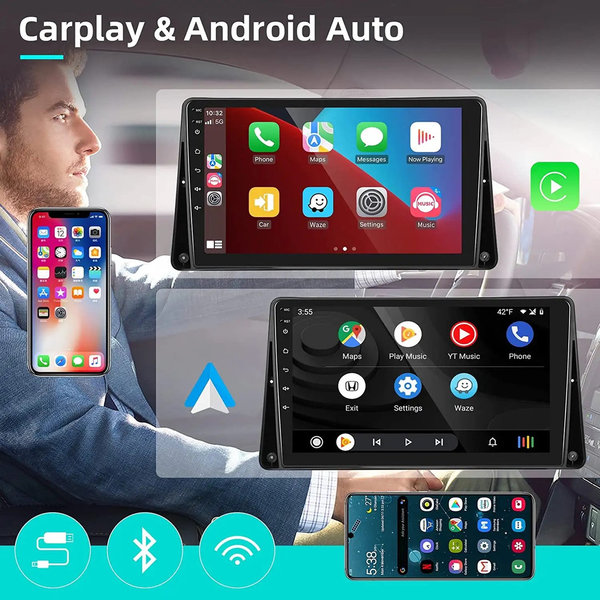 Autoradio 9 inch voor Passat B8 2015-2018 Android 12 CarPlay/Auto/WiFi/GPS/NAV