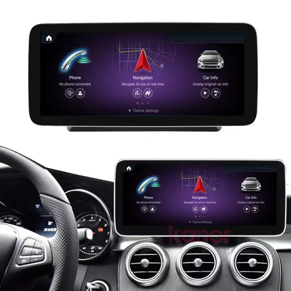 Autoradio 10.25 inch voor MB C/GLC/V-klasse 2014-2018 Android 11 4G+64G Carplay/Auto/DSP/4G