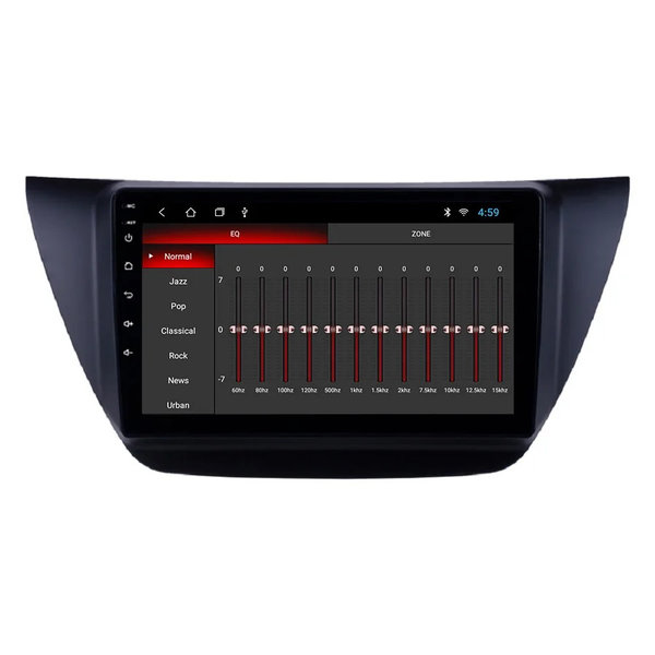 Autoradio 9 inch voor Mitsubishi Lancer 2006-2010 Android 12 CarPlay/Auto/GPS/RDS/DSP/NAV/4G