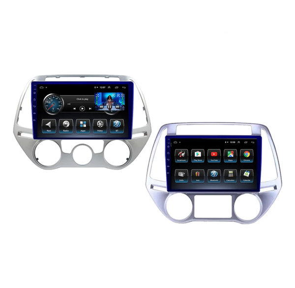 Autoradio 9 inch voor Hyundai i20 2012-2014 Android 12 Carplay/Auto/GPS/RDS/DSP/NAV/4G/DAB+