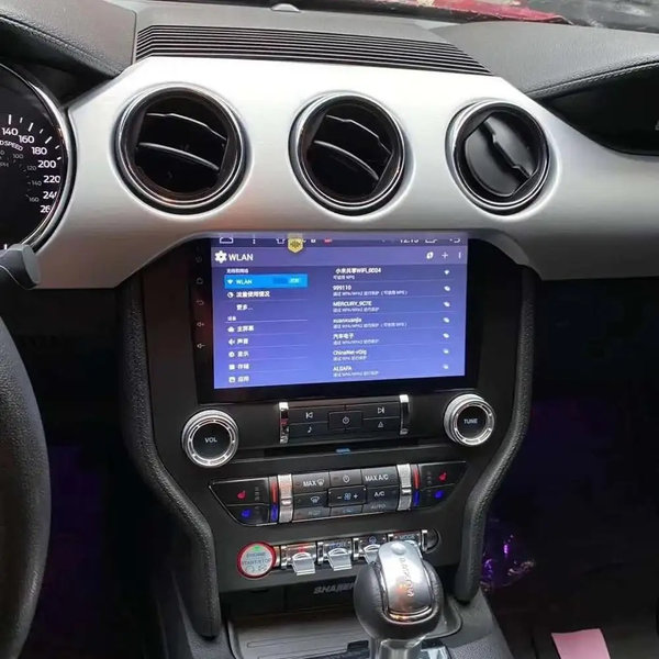 Autoradio 9 inch voor Ford Mustang 2014-2019 Android 12 Carplay/Auto/WIFI/GPS/RDS/DSP/NAV/4G/DAB+