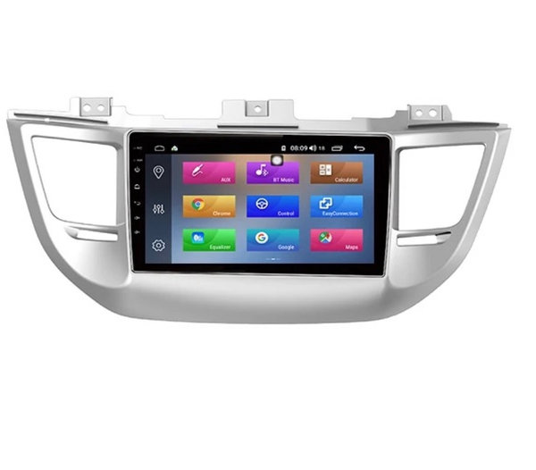 Autoradio 9 inch voor Hyundai Tucson 2014-2018 Android 12 Carplay/Auto/WiFi/GPS/NAV/RDS/DSP/4G/DAB+