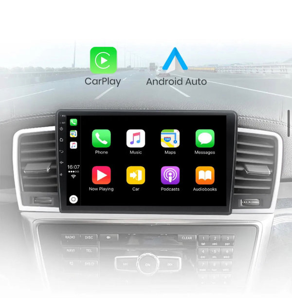 Autoradio 9 inch voor MB ML W166 2012-2015 Android 12 Carplay/Auto/GPS/RDS/DSP/4G/DAB+