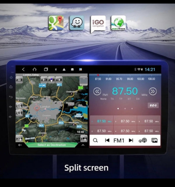 Autoradio 9 inch voor Hyundai Sonata 2011-2015 Android 12 Carplay/Auto/GPS/RDS/DSP/4G