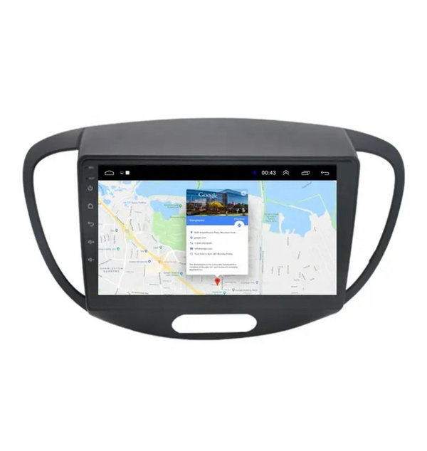 Autoradio 9 inch voor Hyundai i10 2008-2013 Android 12 CaPlay/Auto/GPS/RDS/DSP/4G/DAB+
