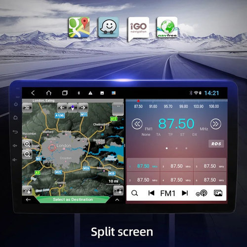 Autoradio 9 inch voor Volvo XC60 2008-2015 Android 12 Carplay/Auto/WiFi/GPS/RDS/DSP/4G/DAB+