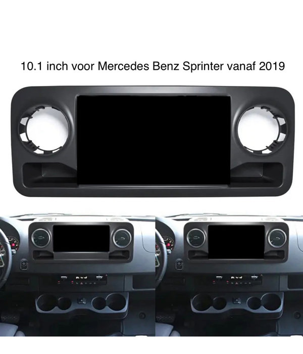 Autoradio 10.1 inch voor MB Sprinter 2019 Android 12 CarPlay/AutoWIFi/GPS/RDS/DSP/5G/DAB+