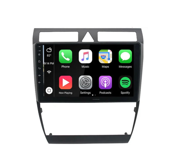 Multimedia 9 inch voor Audi A6/S6/C6/RS6 1999-2006 Android 13 Carplay/Auto/WiFi/GPS/RDS/DSP/4G/DAB+