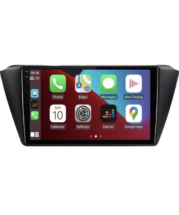 Autoradio 9 inch voor Skoda Fabia 2016-2020 Android 12 CarPlay/Auto/WiFi/RDS/DSP/4G/DAB+