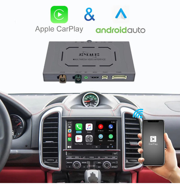 CarPlay Android auto Interface 4K voor Porsche Macan PCM 3.1 2014-2016