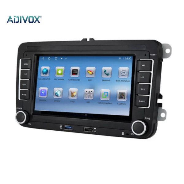 ADIVOX Multimedia 7 inch voor VW Transporter T6 2015-2019 Android 12 Carplay/Auto/RDS/DSP/NAV/DAB+