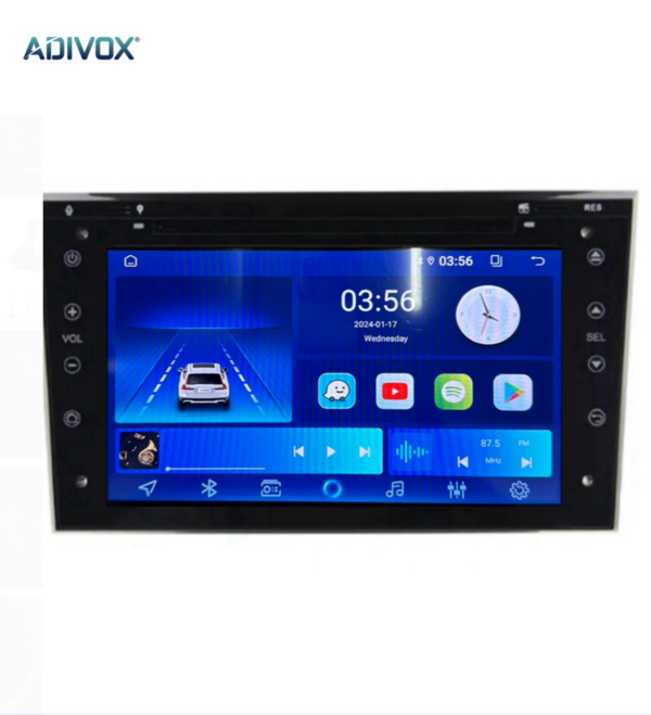 ADIVOX 7 inch voor Opel Corsa/Astra/Vectra/Zafira/Combo Android 13 CarPlay/Auto/WiFi/GPS/RDS/DSP/DAB